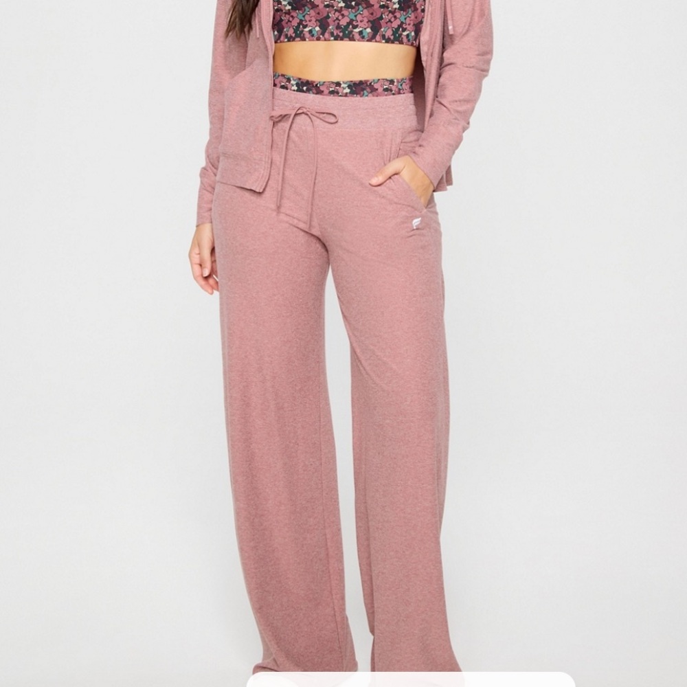 Fabletics Sweatpants Blush Mauve Heather Brand New- Never Used
